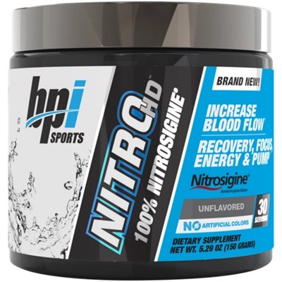 Nitro HD Nitrosigine PreWorkout Unflavored (30 Servings) eBay