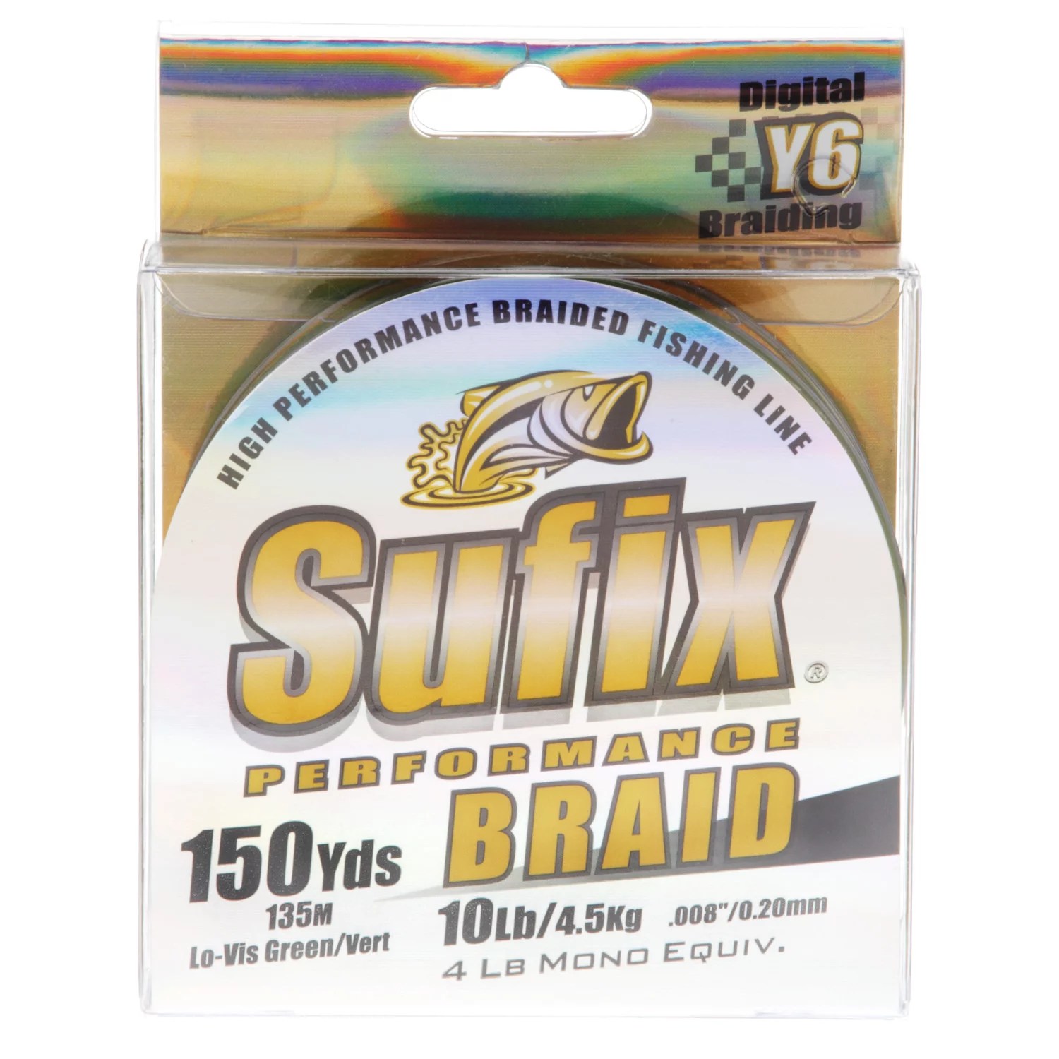 Sufix Performance Braid 10 lb 150 yards Braided Fishing Line Academy