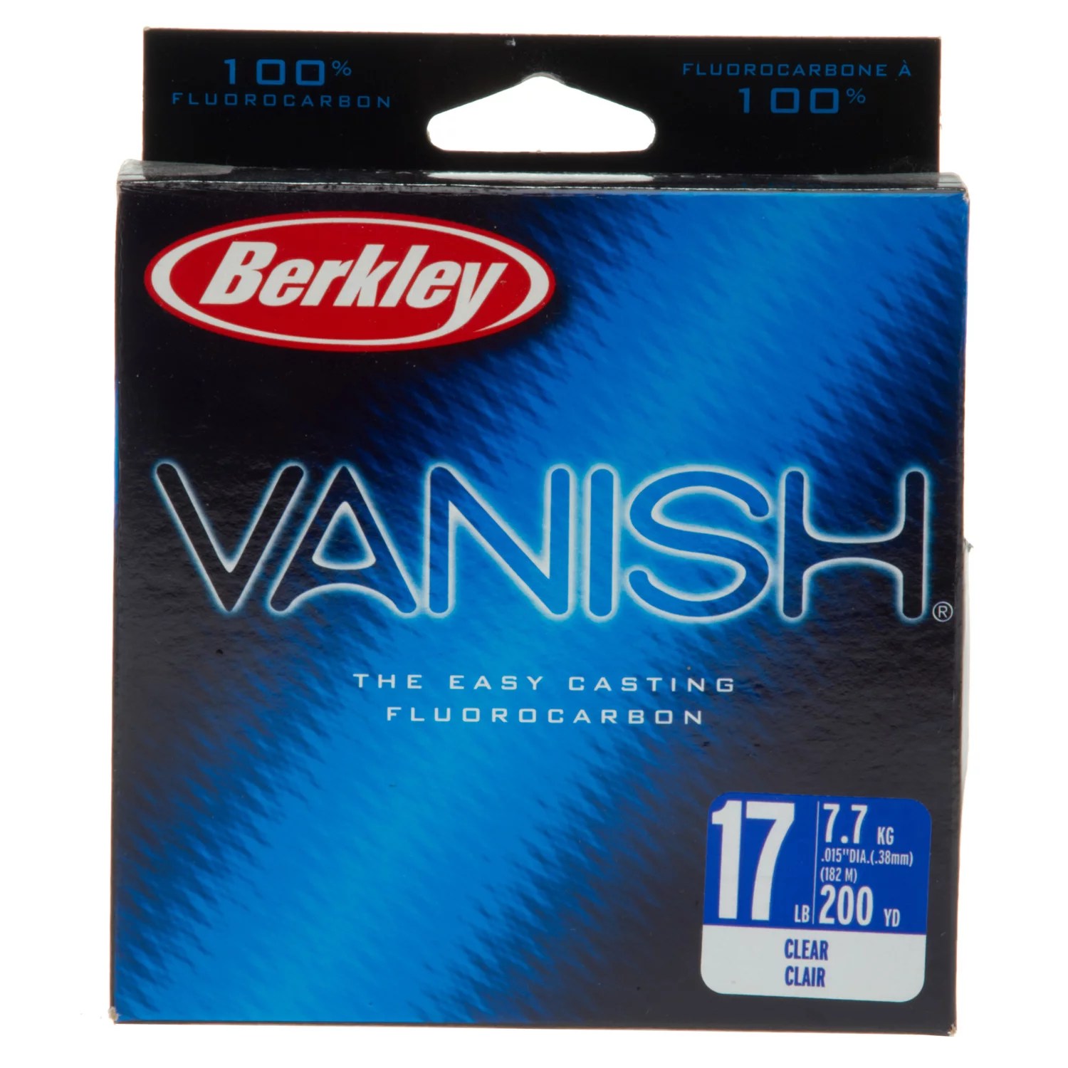 Berkley Vanish 17 lb 250 yards Fluorocarbon Fishing Line Academy