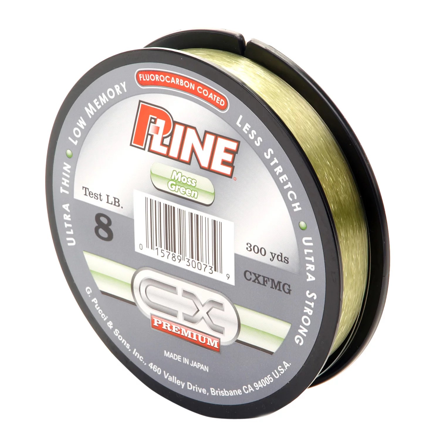 PLine® CX Premium 8 lb. 300 yards Fluorocarbon Fishing Line Academy
