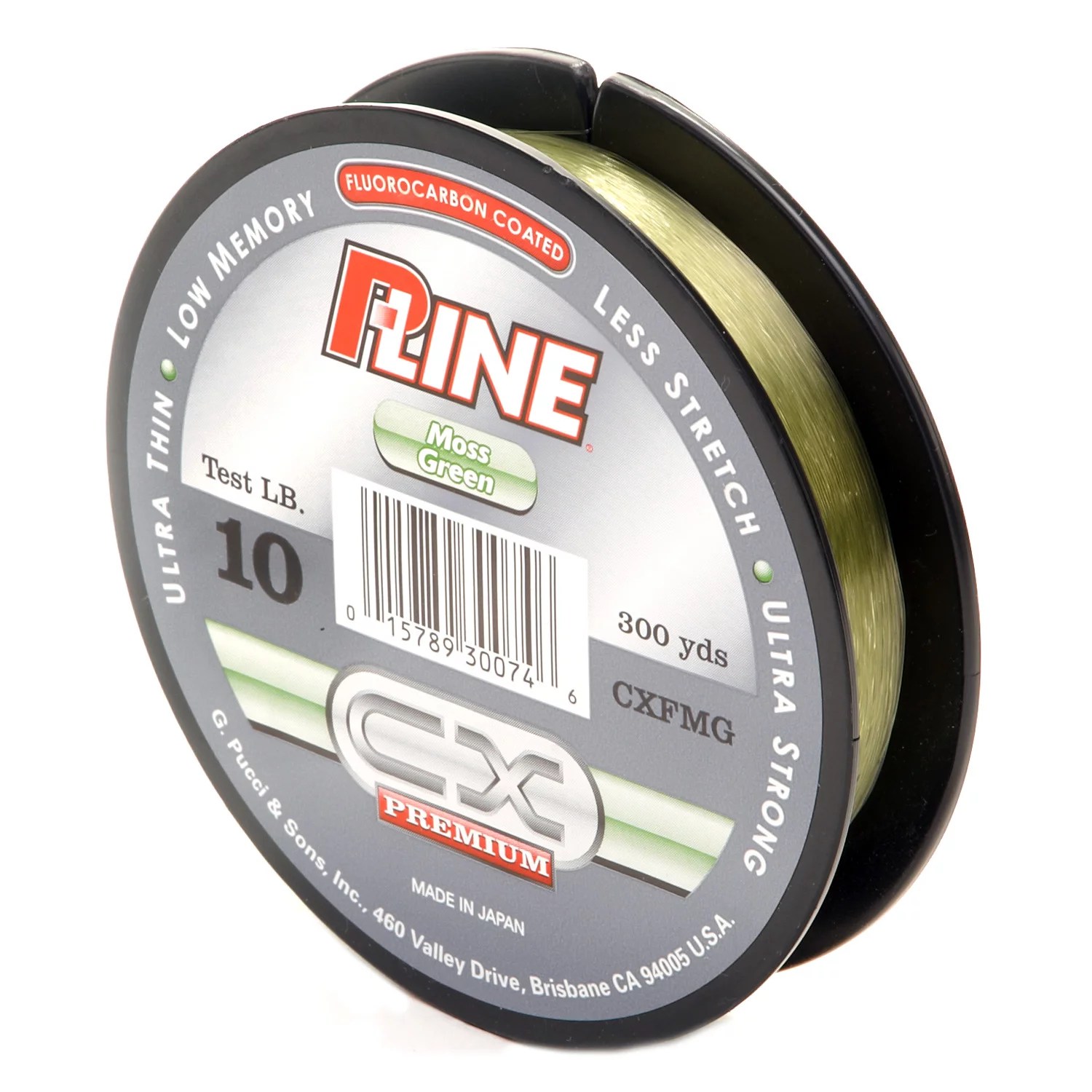 PLine® CX Premium 10 lb. 300 yards Fluorocarbon Fishing Line Academy