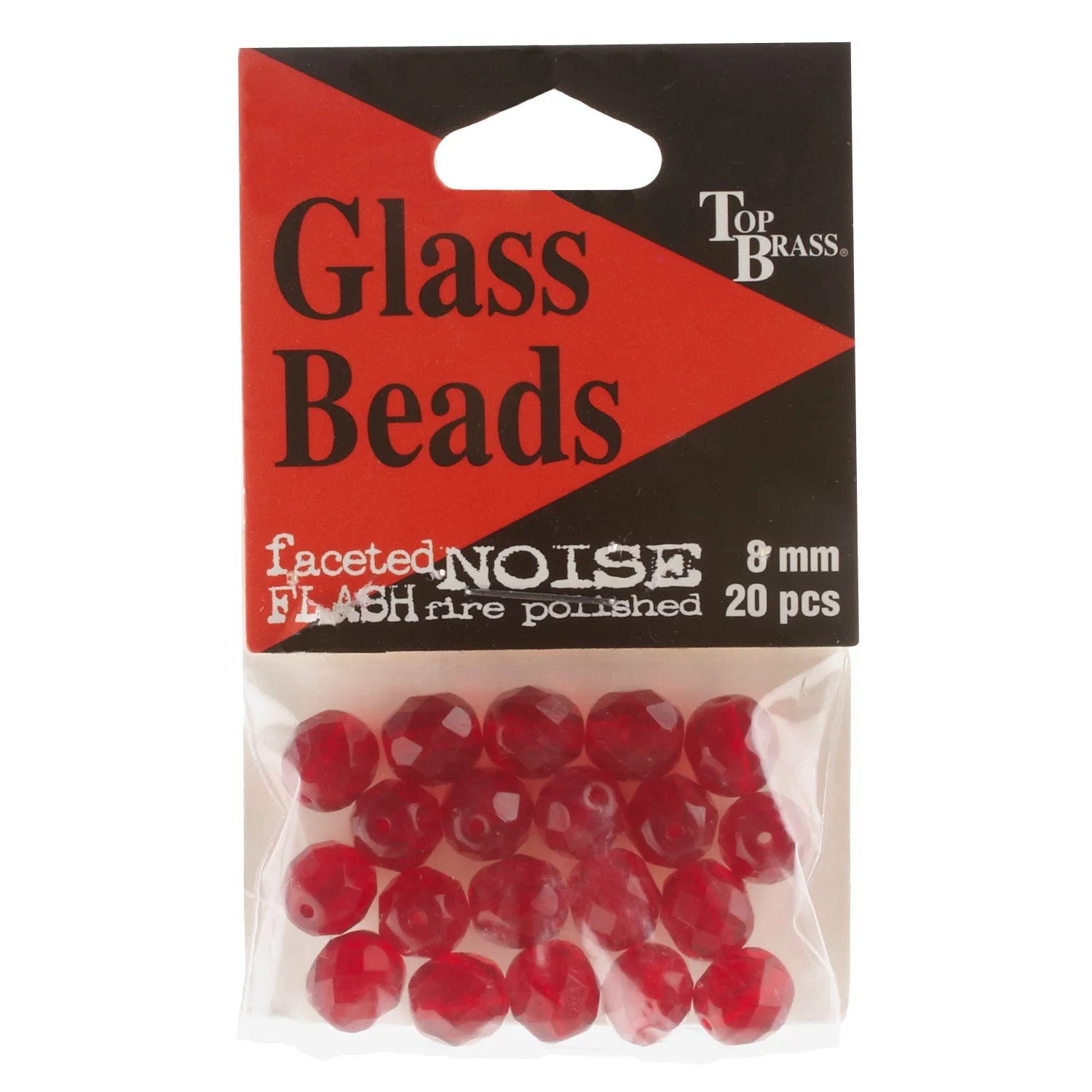 Top Brass Tackle Glass Beads 20Pack Academy