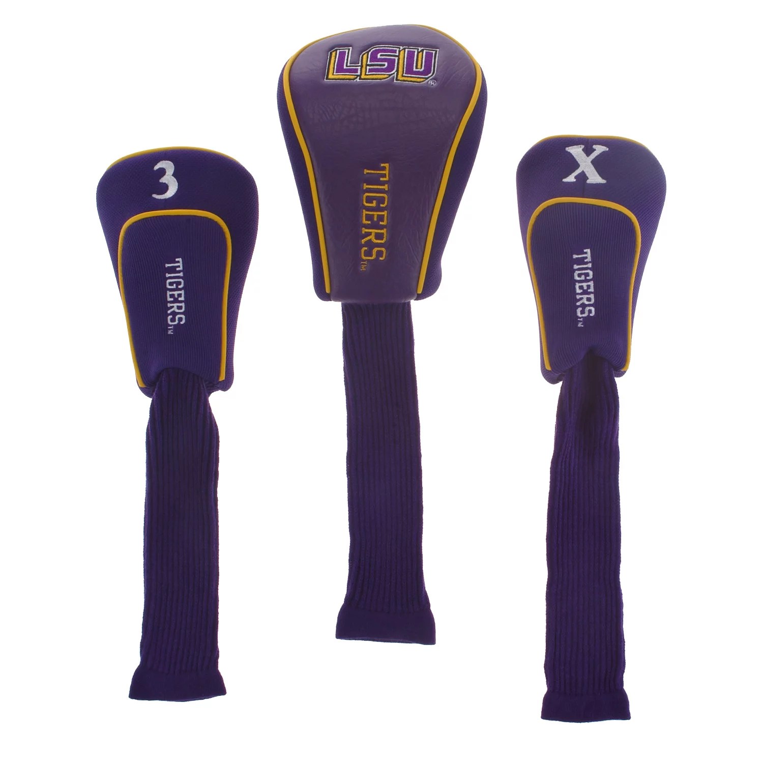 Team Golf Sock Head Covers 3Pack Academy