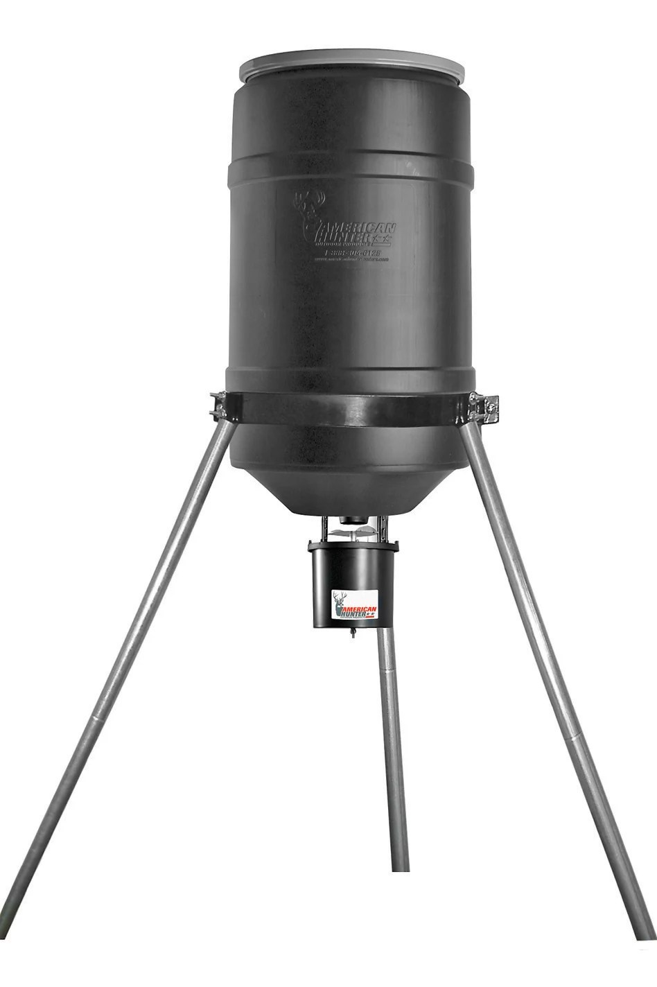 American Hunter 225 lb Capacity Tripod Feeder with RDE Digital Timer