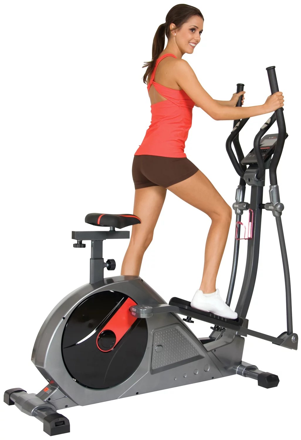 Body Power Deluxe 2 in 1 Elliptical/Bike Dual Trainer | Academy