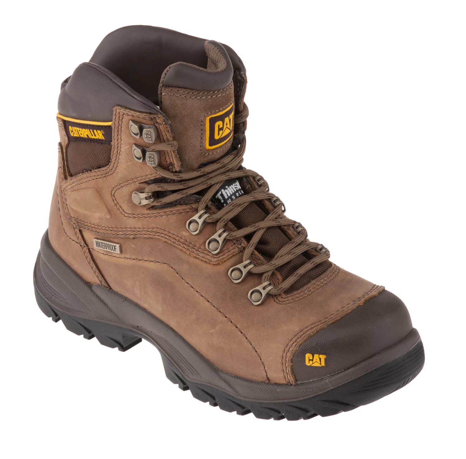 Cat Footwear Men's Diagnostic HighTop EH Steel Toe Lace Up Work Boots