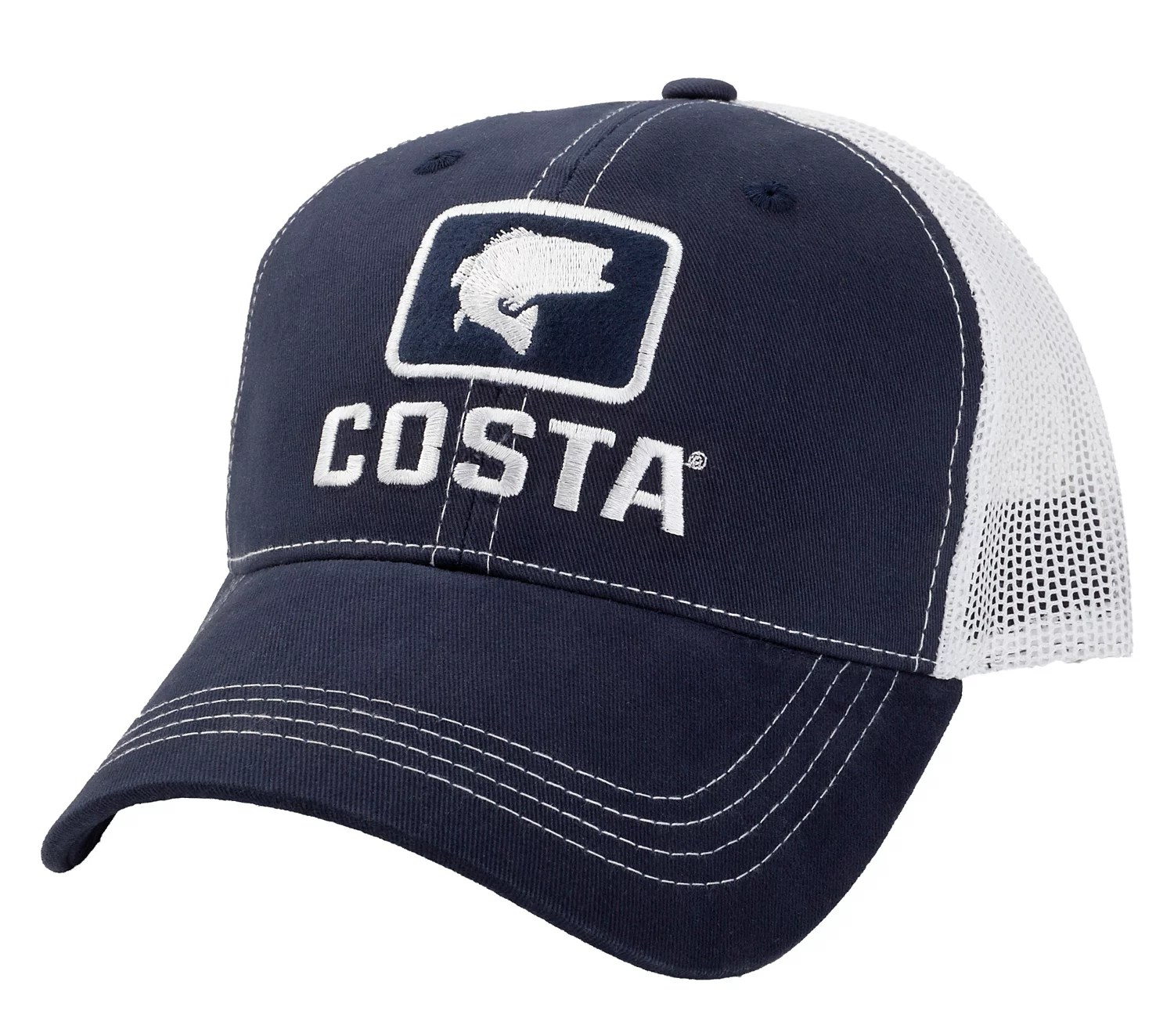 Costa Del Mar Adults' Bass XL Trucker Hat Academy