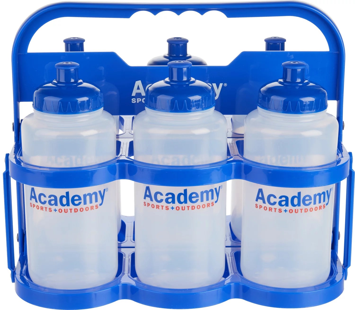 Academy Water Bottle Carrier and Bottles Academy