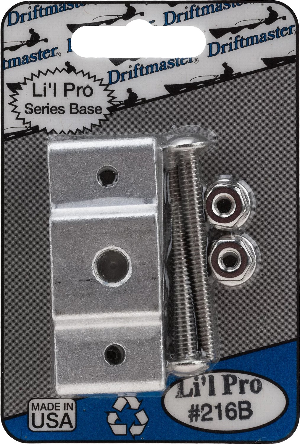 Driftmaster Li'l Pro 3/8" Thread Square Rail Rod Holder Clamp Base