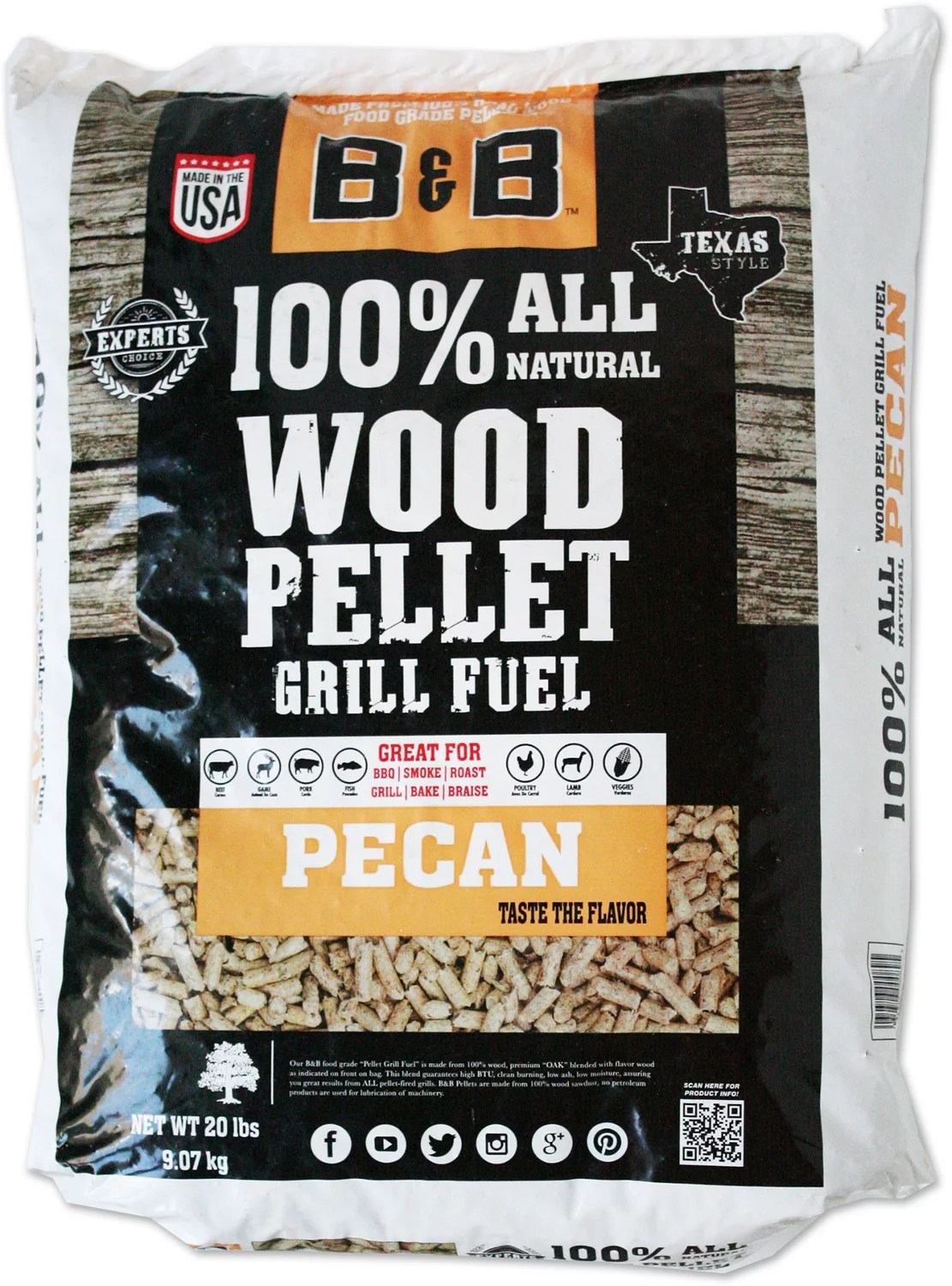B&B Pecan Grill Fuel Pellets Academy