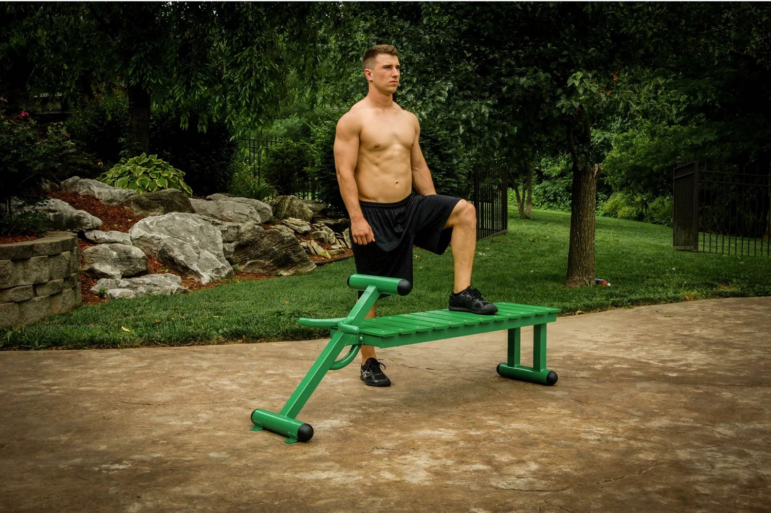 Stamina® Outdoor Fitness Bench Academy