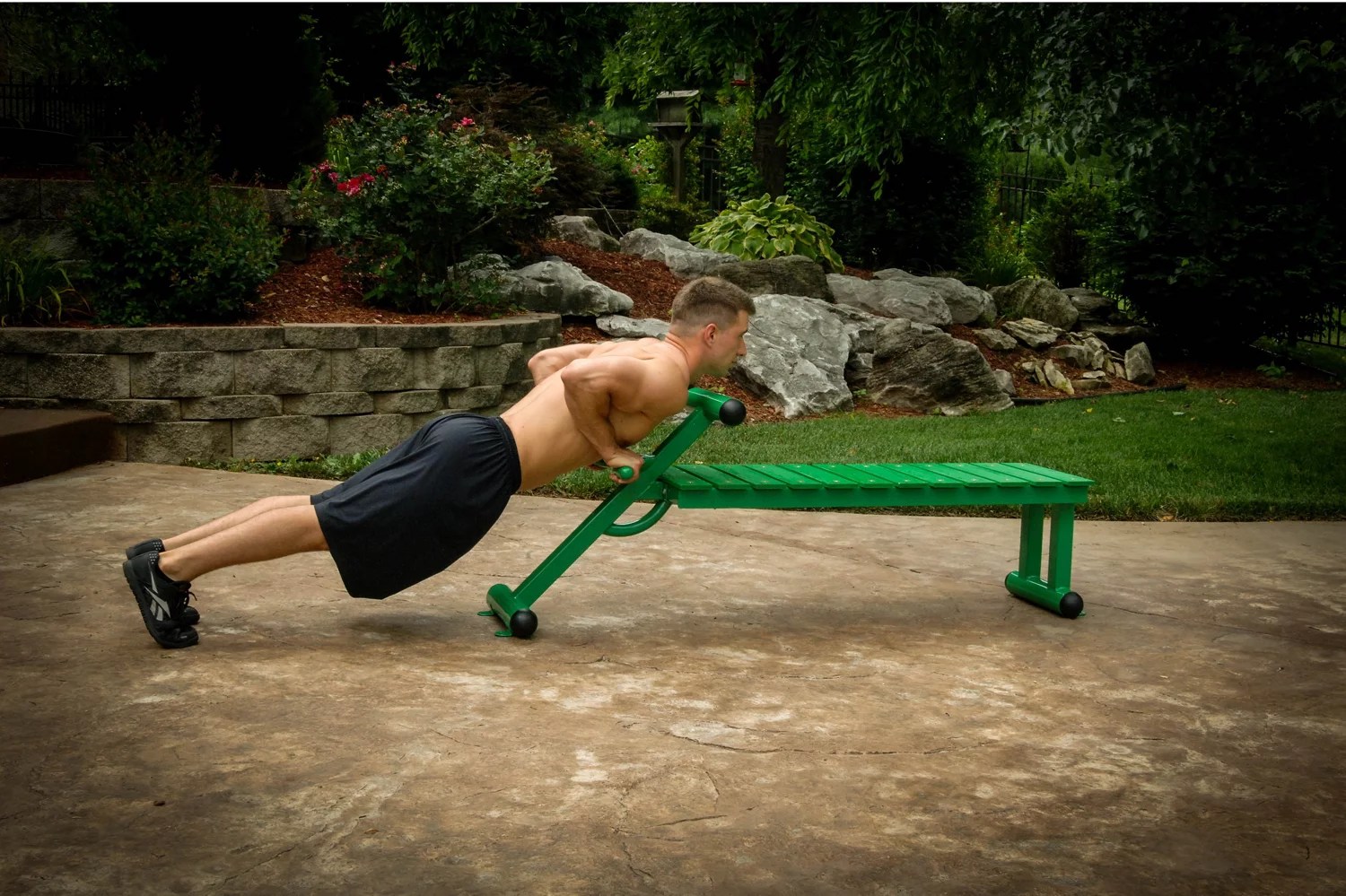 Stamina® Outdoor Fitness Bench Academy