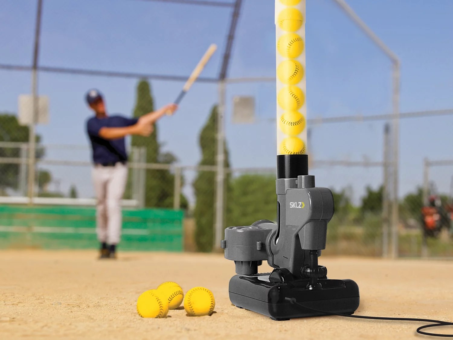 SKLZ Lightning Bolt Pro Pitching Machine Academy