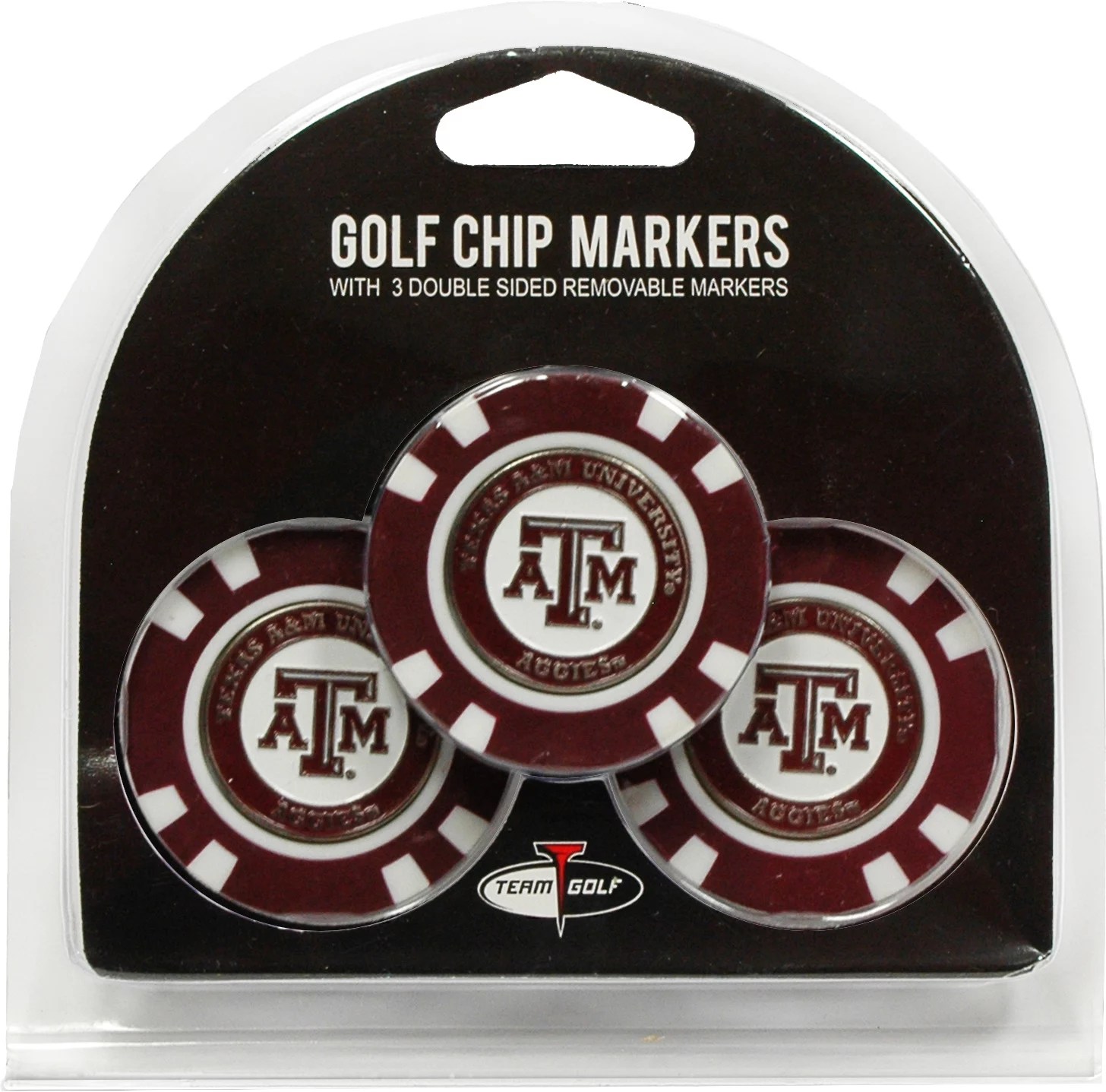 Team Golf NCAA Triple Chipper Golf Ball Markers 3Pack Academy