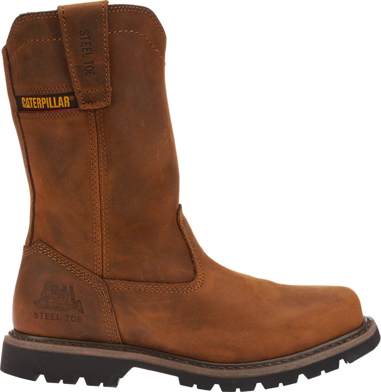Cat Footwear Men's EH Steel Toe Wellington Work Boots Academy