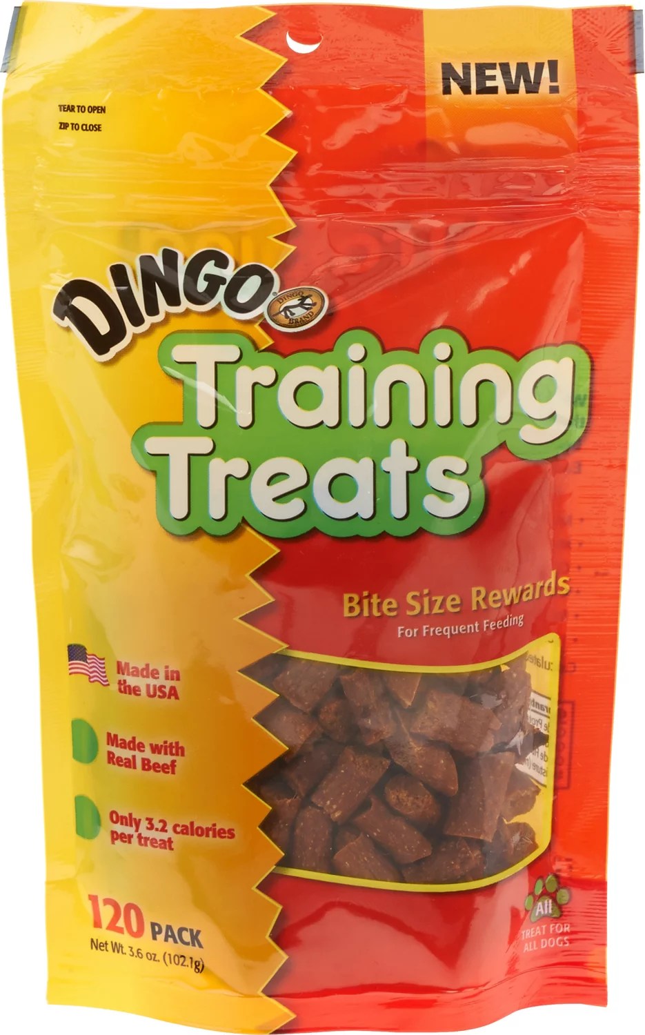 Dingo Dog Training Treats 120Pack Academy
