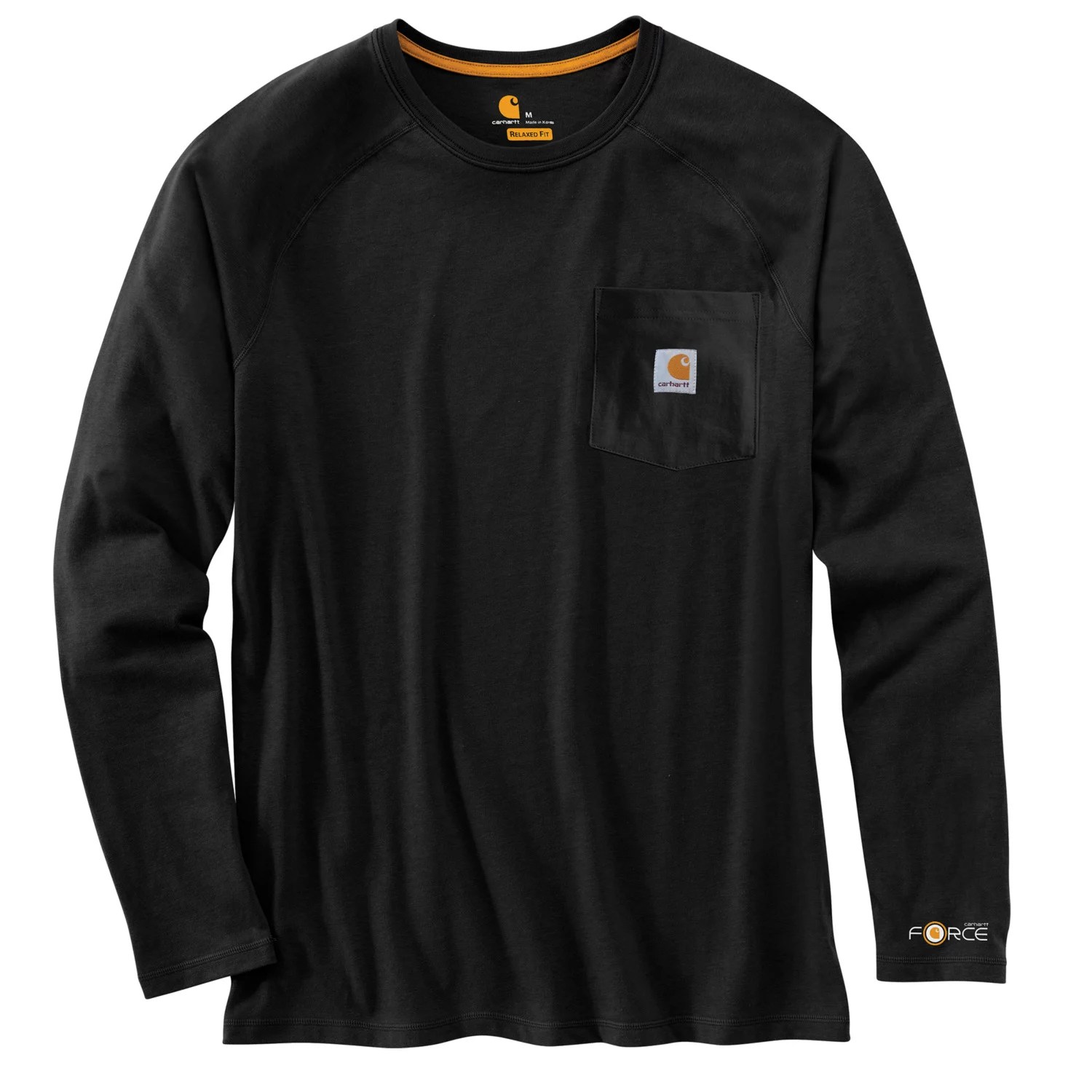 Carhartt Men's Force Cotton Long Sleeve Tshirt Academy