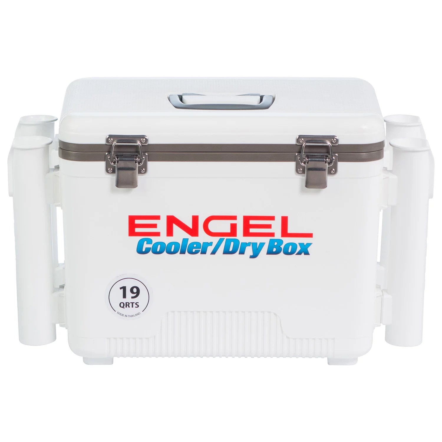 Engel 19 qt. Cooler/Dry Box with Rod Holders Academy