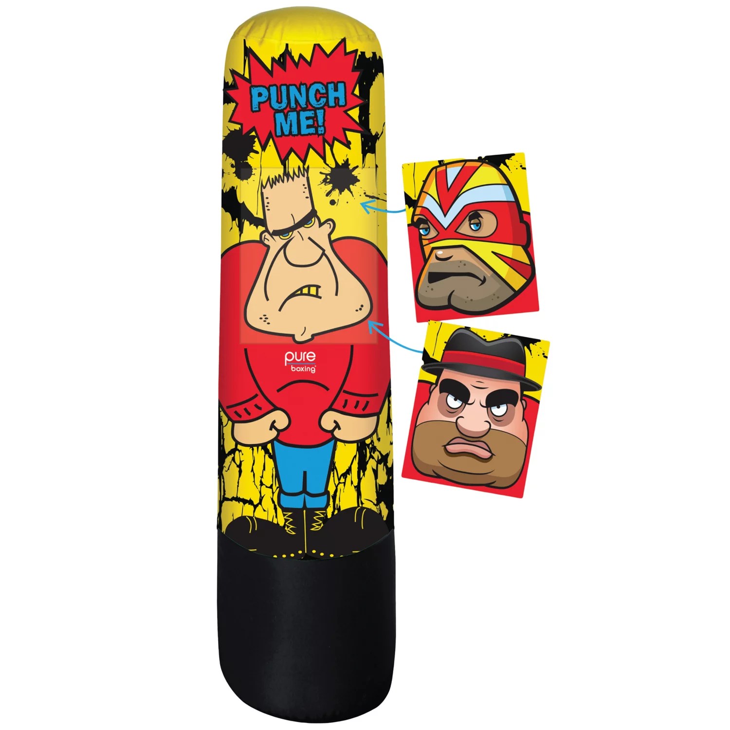 Pure Boxing Kids' Bully Bag Inflatable Punching Bag Academy