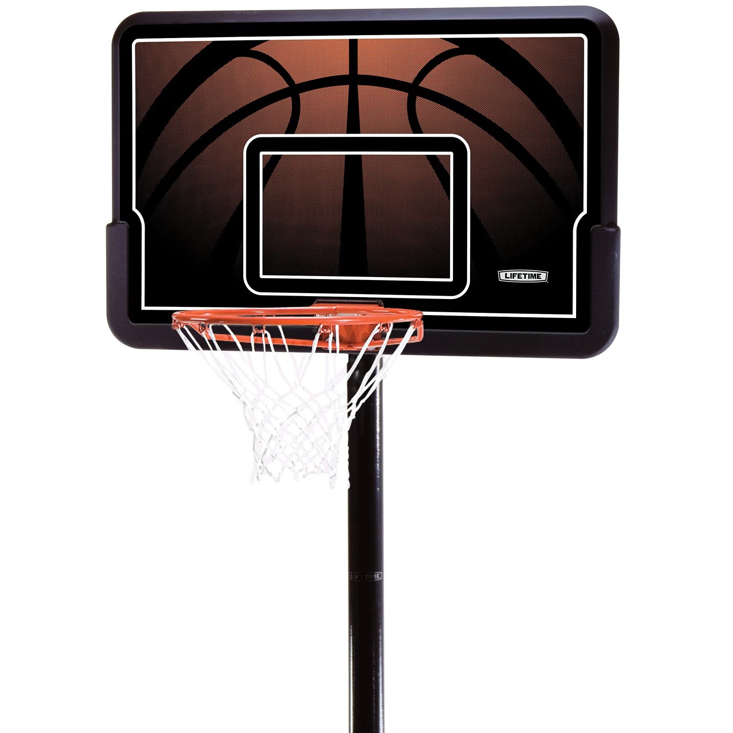 Lifetime 44" Polyethylene Portable Basketball Hoop Academy