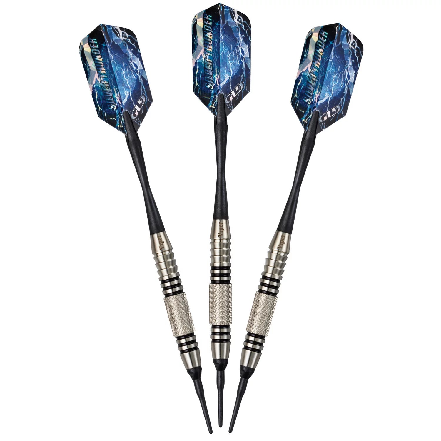 Viper Silver Thunder 20-Gram Soft-Tip Darts 3-Pack | Academy