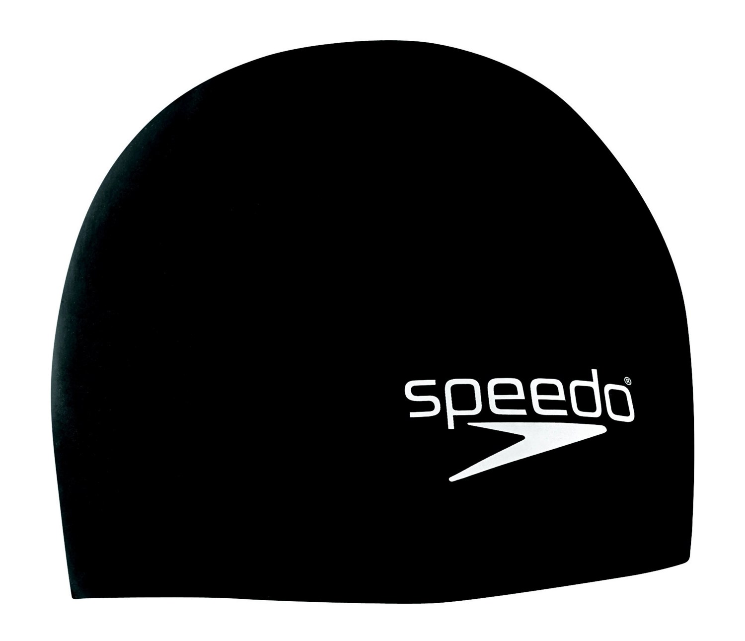 Speedo Men's Solid Silicone Swim Cap Academy
