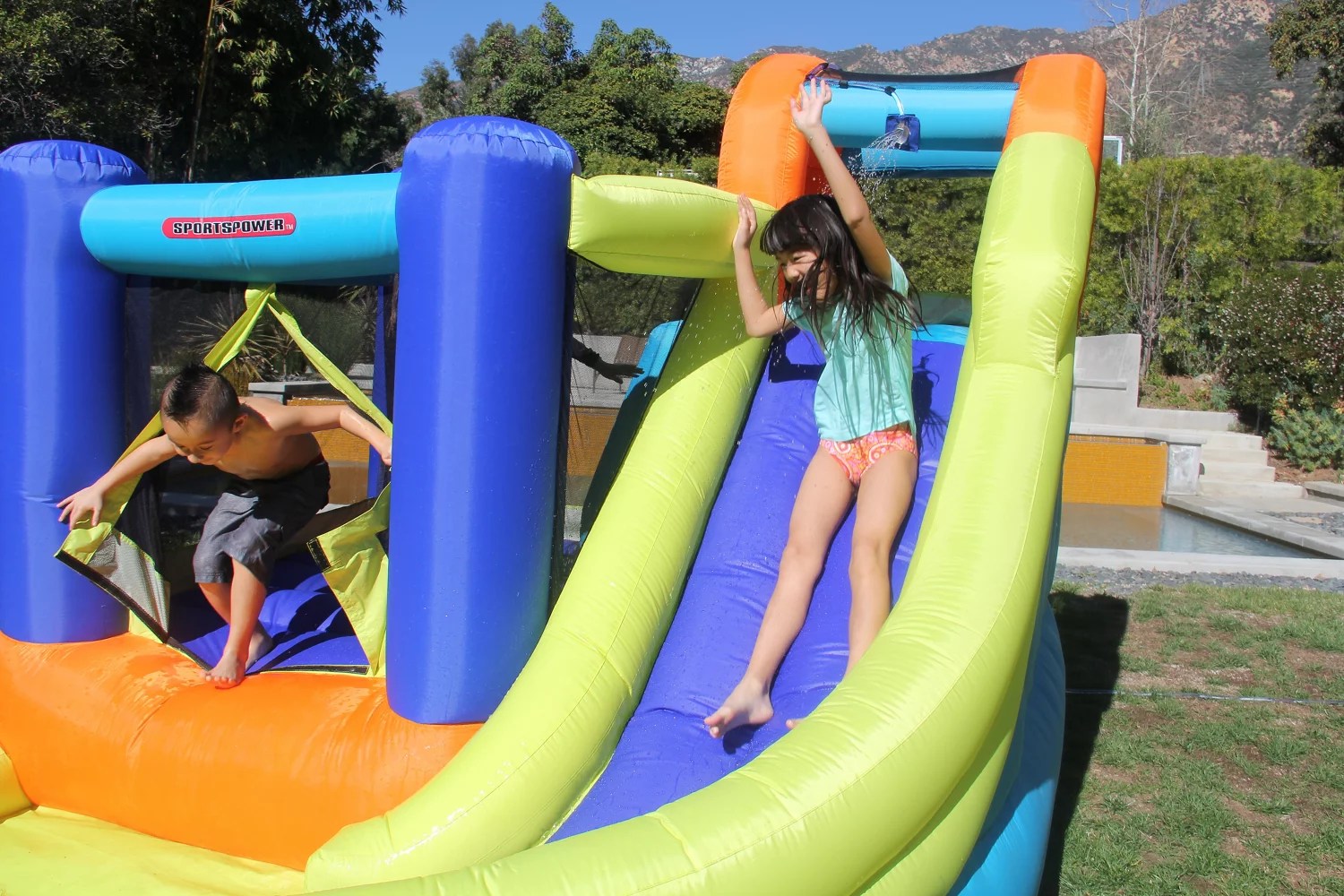 Sportspower My First Jump N Slide Water Slide Academy