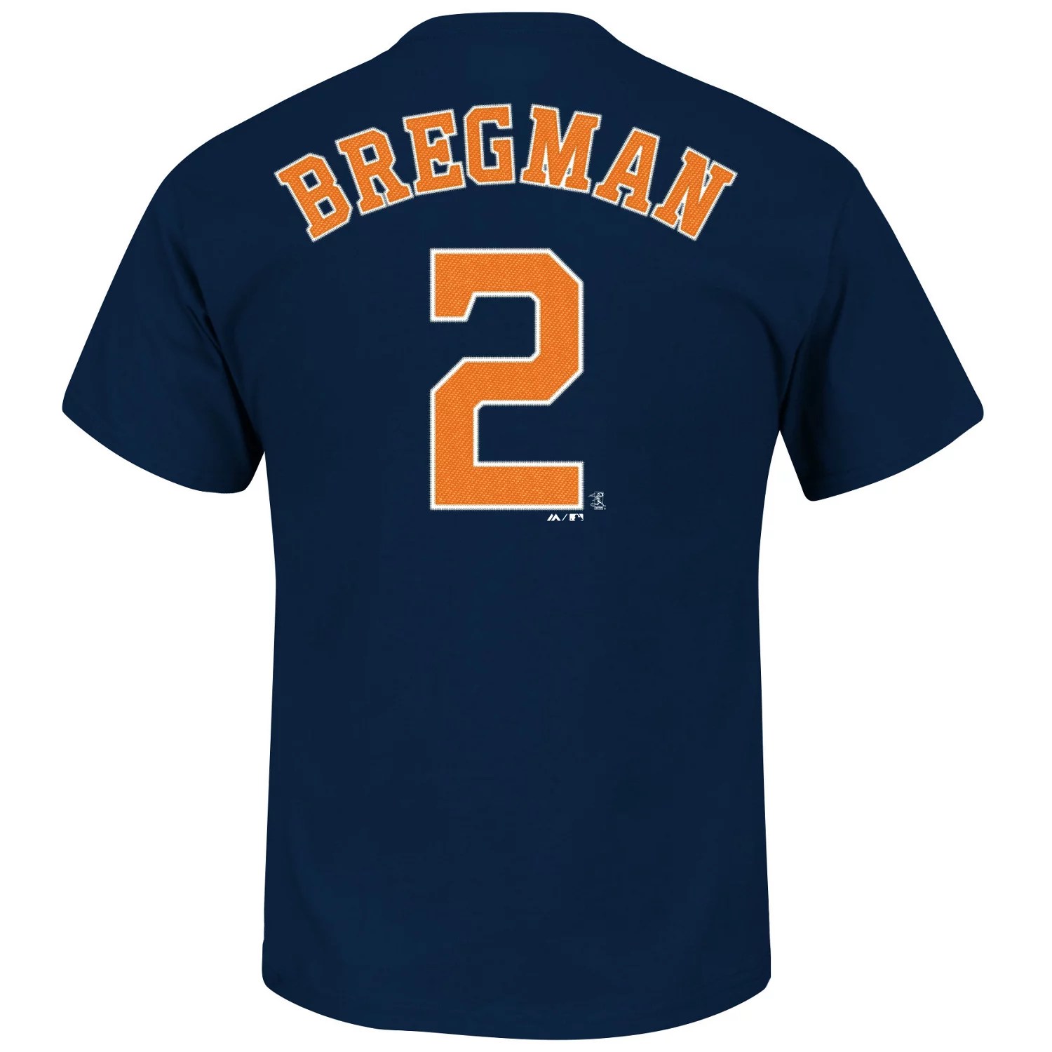 Majestic Men's Houston Astros Alex Bregman 2 Tshirt Academy