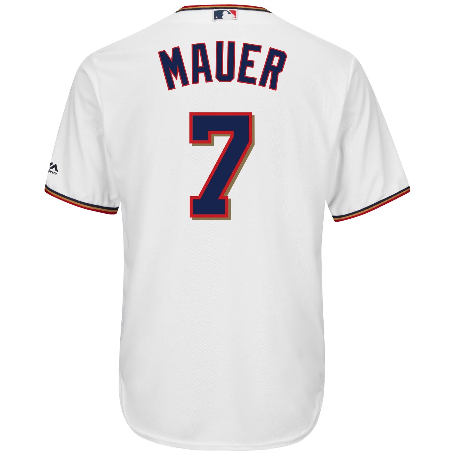 Majestic Men's Minnesota Twins Joe Mauer 7 Cool Base Replica Jersey