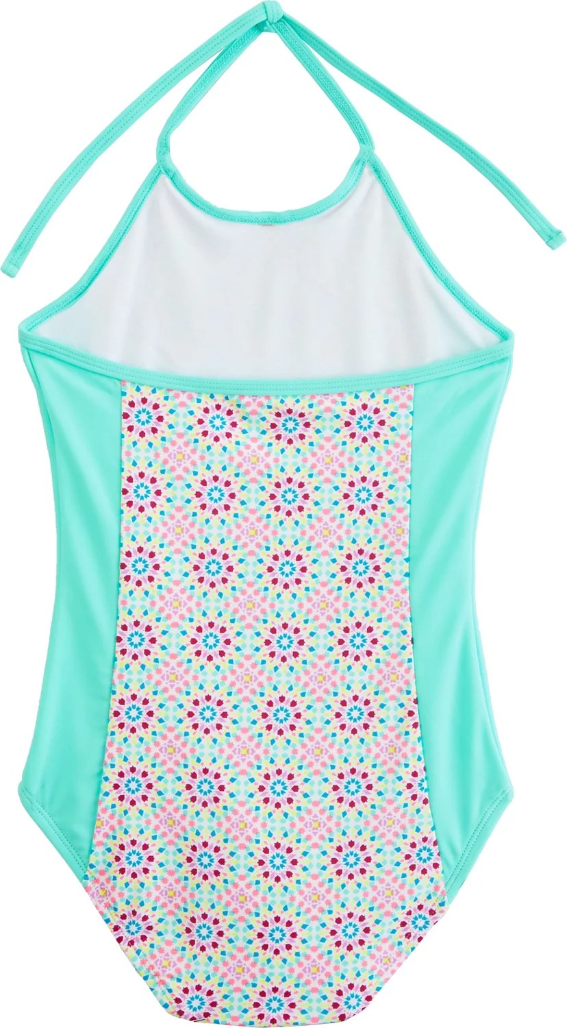 O'Rageous Girls' Light Medallion 1Piece Bathing Suit Academy