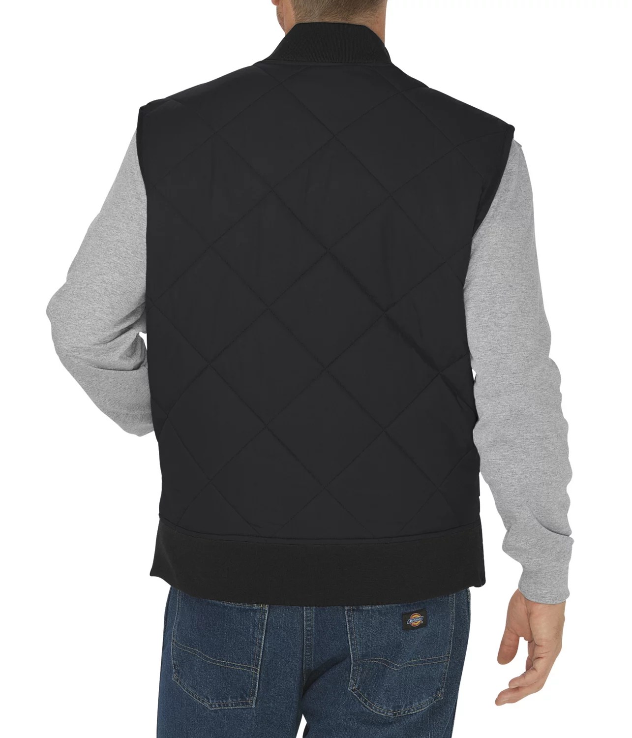 Dickies Men's Diamond Quilted Nylon Vest Academy