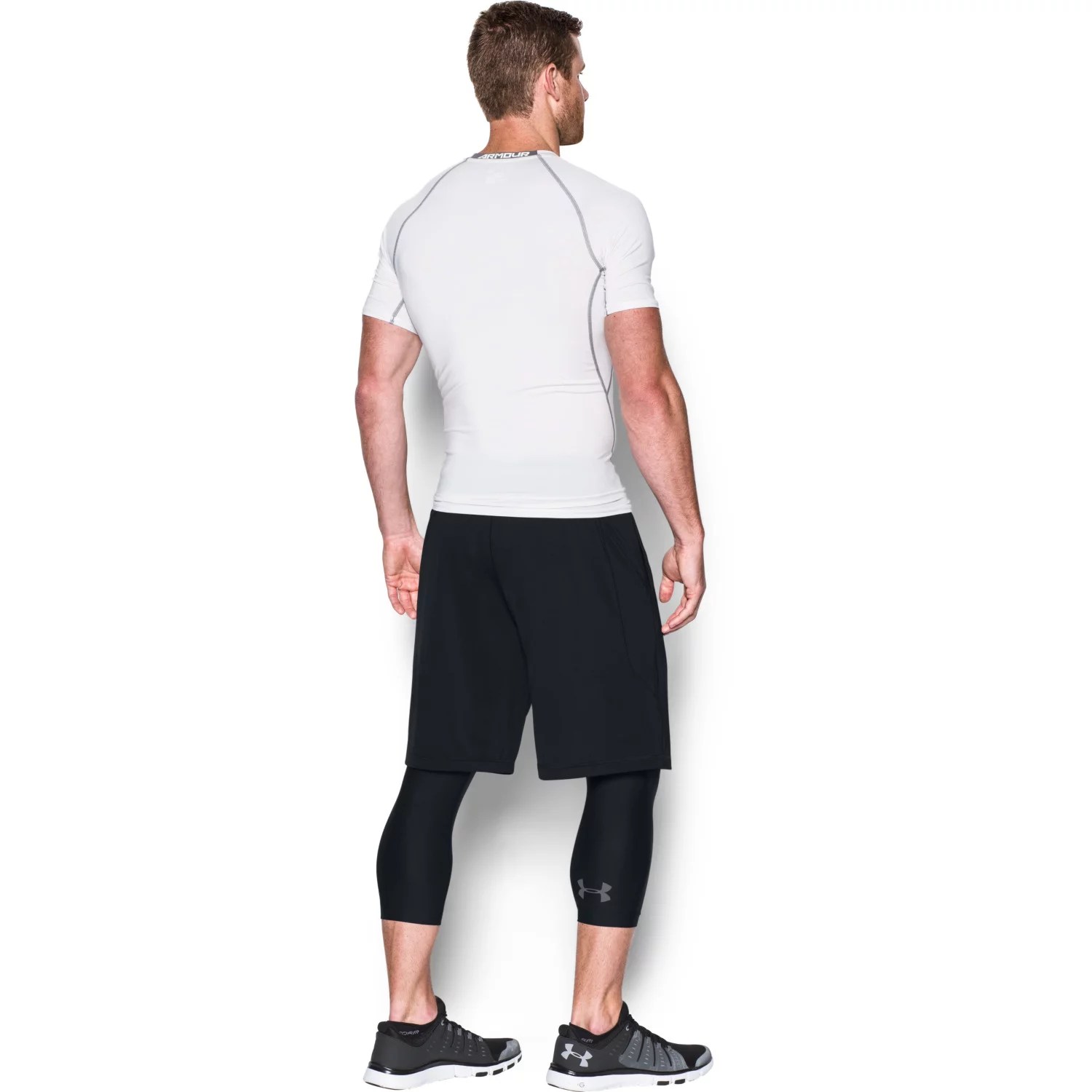 Under Armour Men's HeatGear Armour 3/4 Compression Legging Academy
