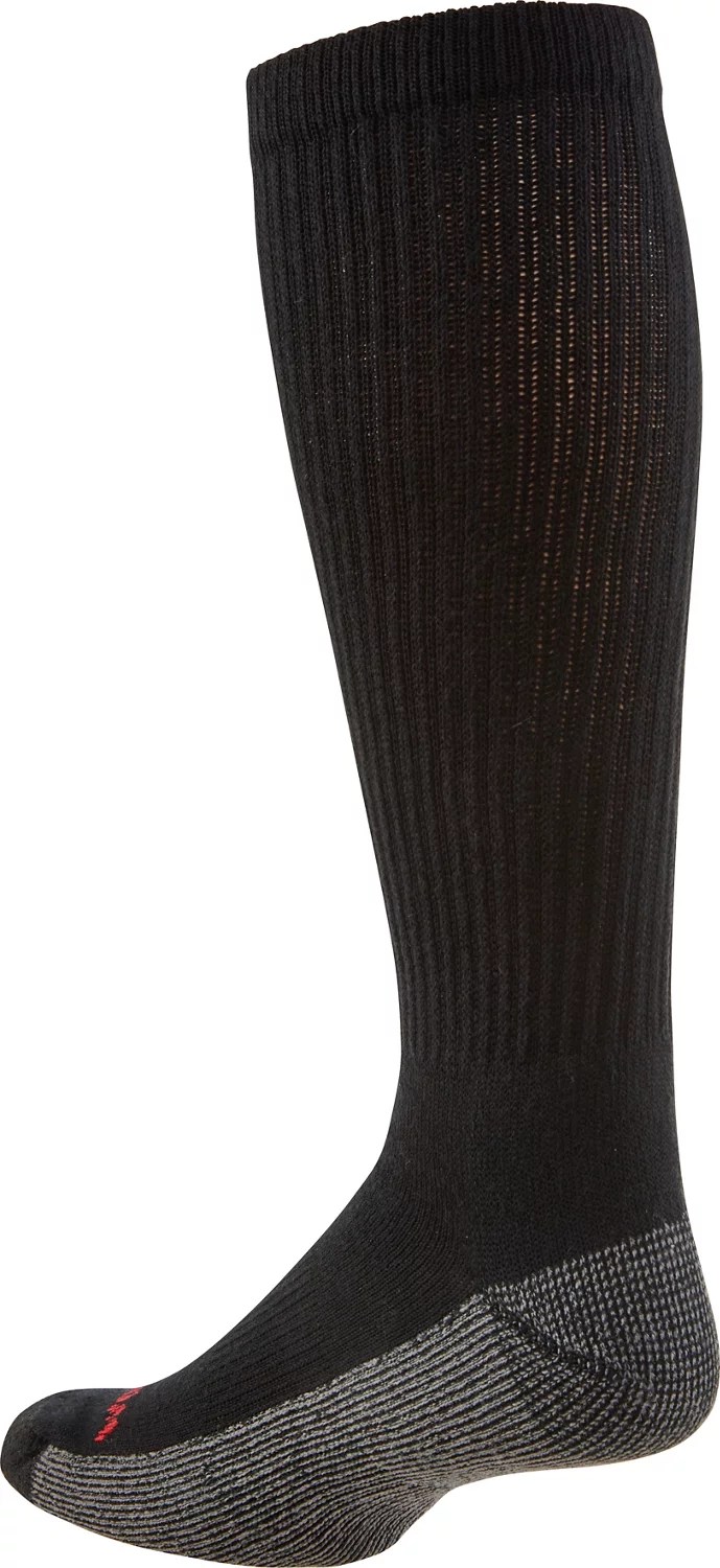 Wolverine Men's OvertheCalf SteelToe Boot Socks 6 Pack Academy