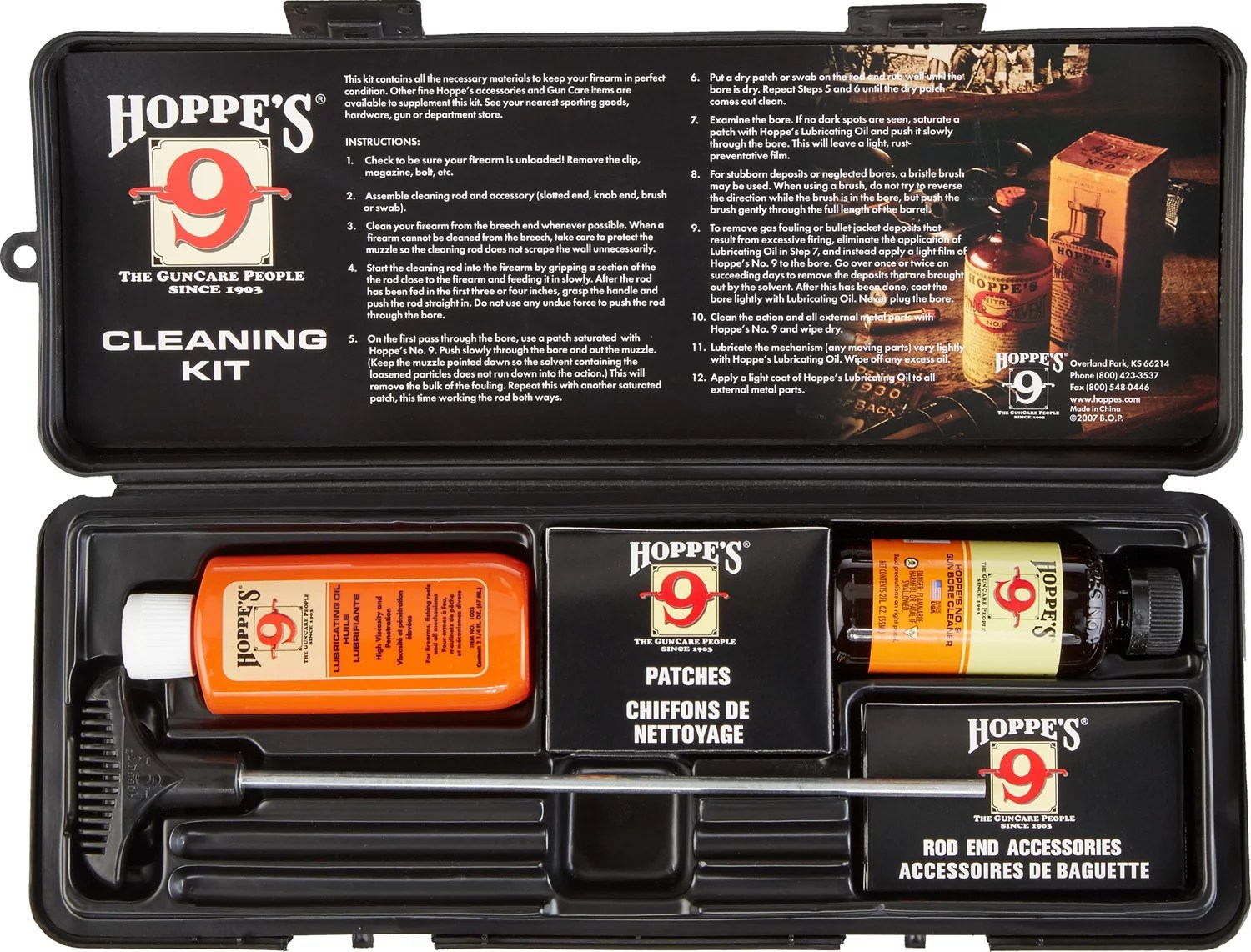 Hoppe's Pistol Cleaning Kit Academy