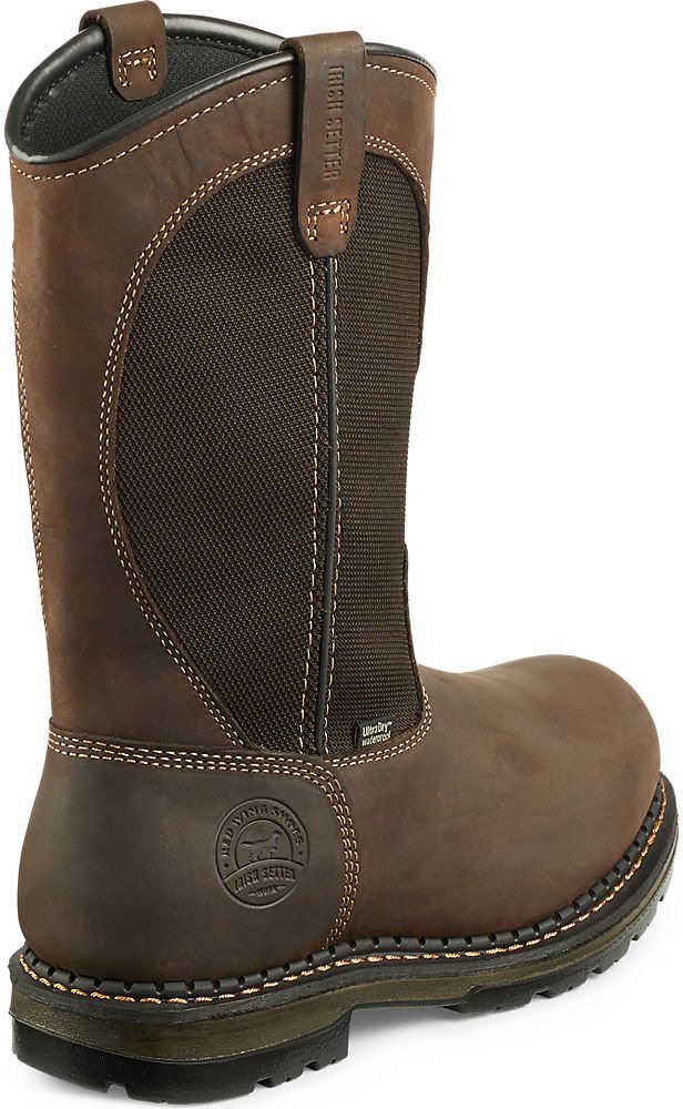 Irish Setter Men's Ramsey EH Alloy Toe Wellington Work Boots Academy