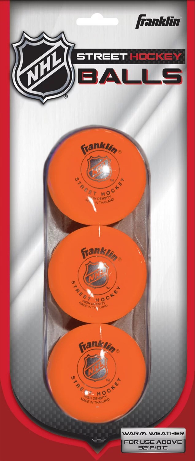 Franklin HighDensity Street Hockey Balls 3Pack Academy