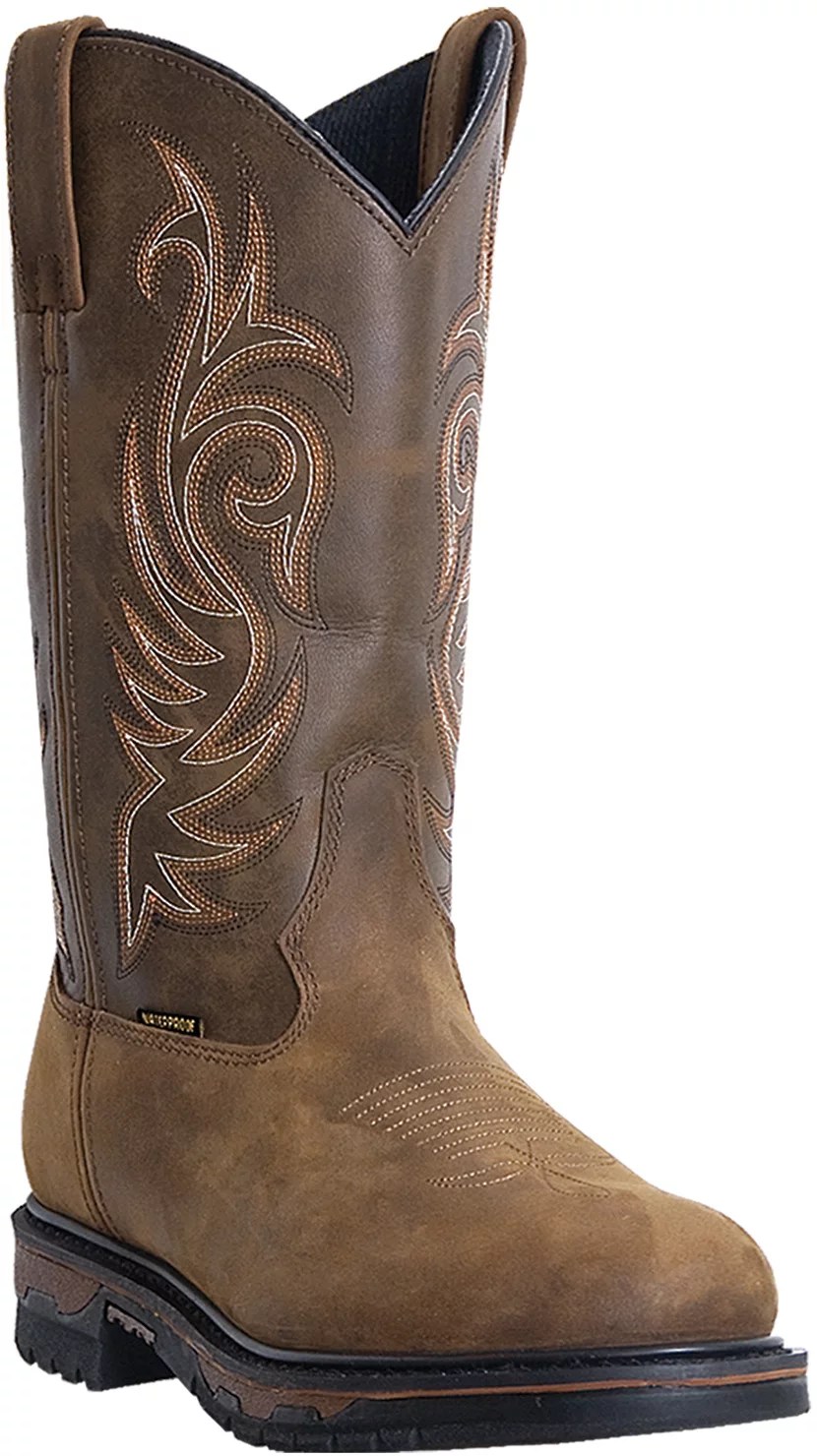 Laredo Men's Hammer Steel Toe Wellington Work Boots Academy