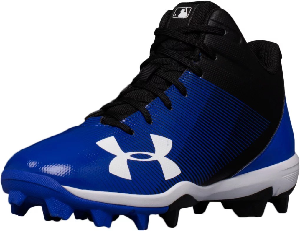 Under Armour Kids' Leadoff Mid RM Jr. Baseball Cleats Academy