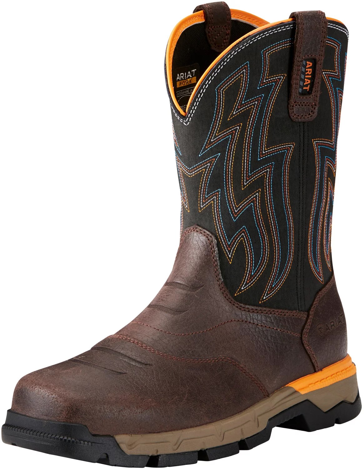 Ariat Men's Rebar Flex EH Composite Toe Western Wellington Work Boots