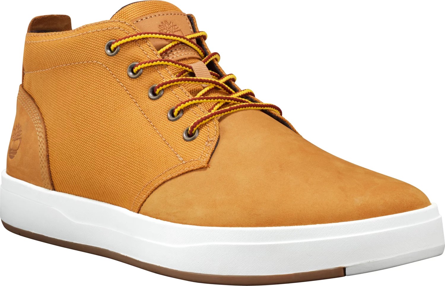 Timberland Men's Davis Square Fabric and Leather Chukka Boots Academy