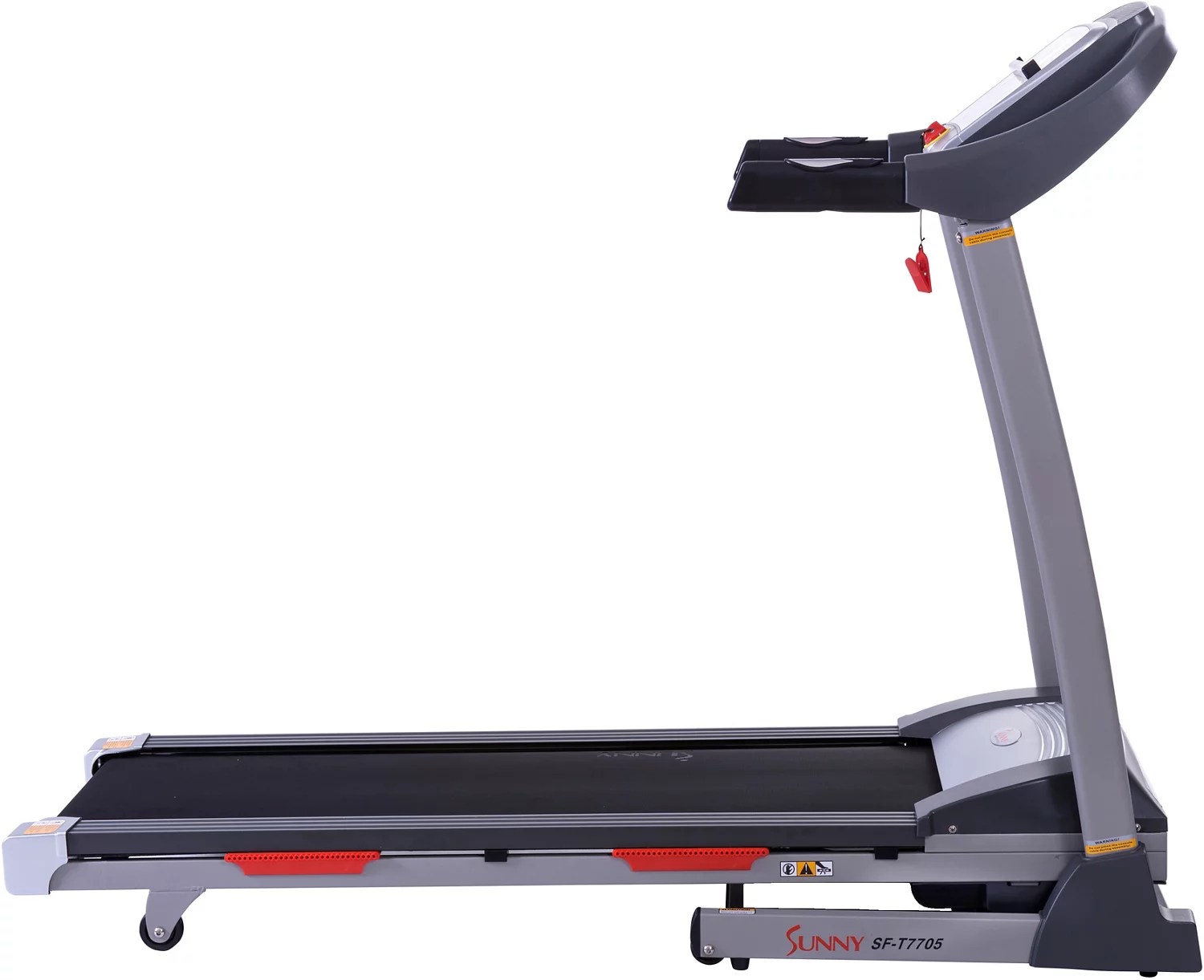 Sunny Health & Fitness SFT7705 Treadmill with Auto Incline Academy
