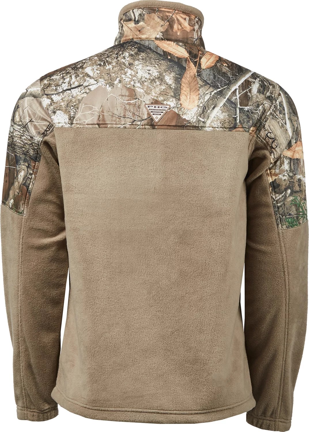 Columbia Sportswear Men's PHG Camo Fleece Overlay 1/4 Zip Pullover