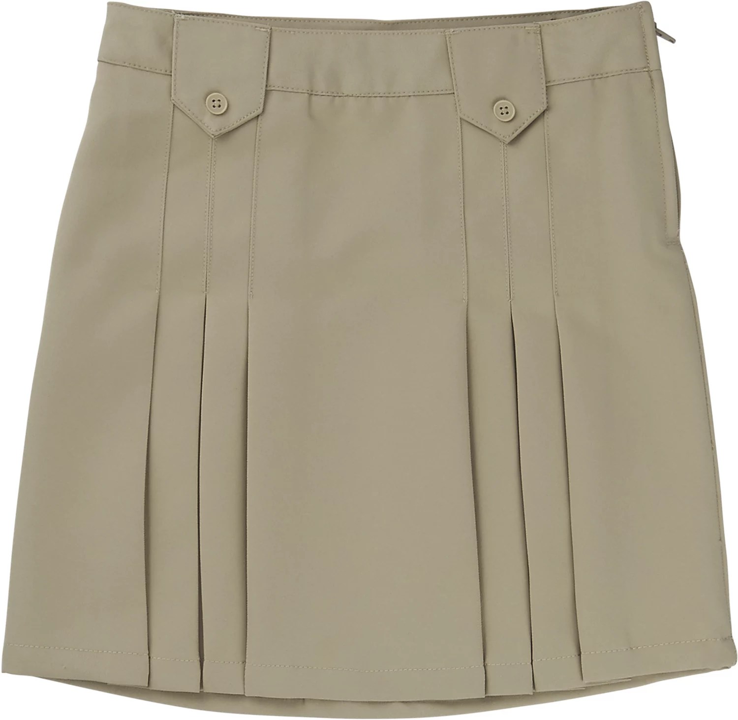 French Toast Girls' Front Pleated Tab Uniform Skirt Academy