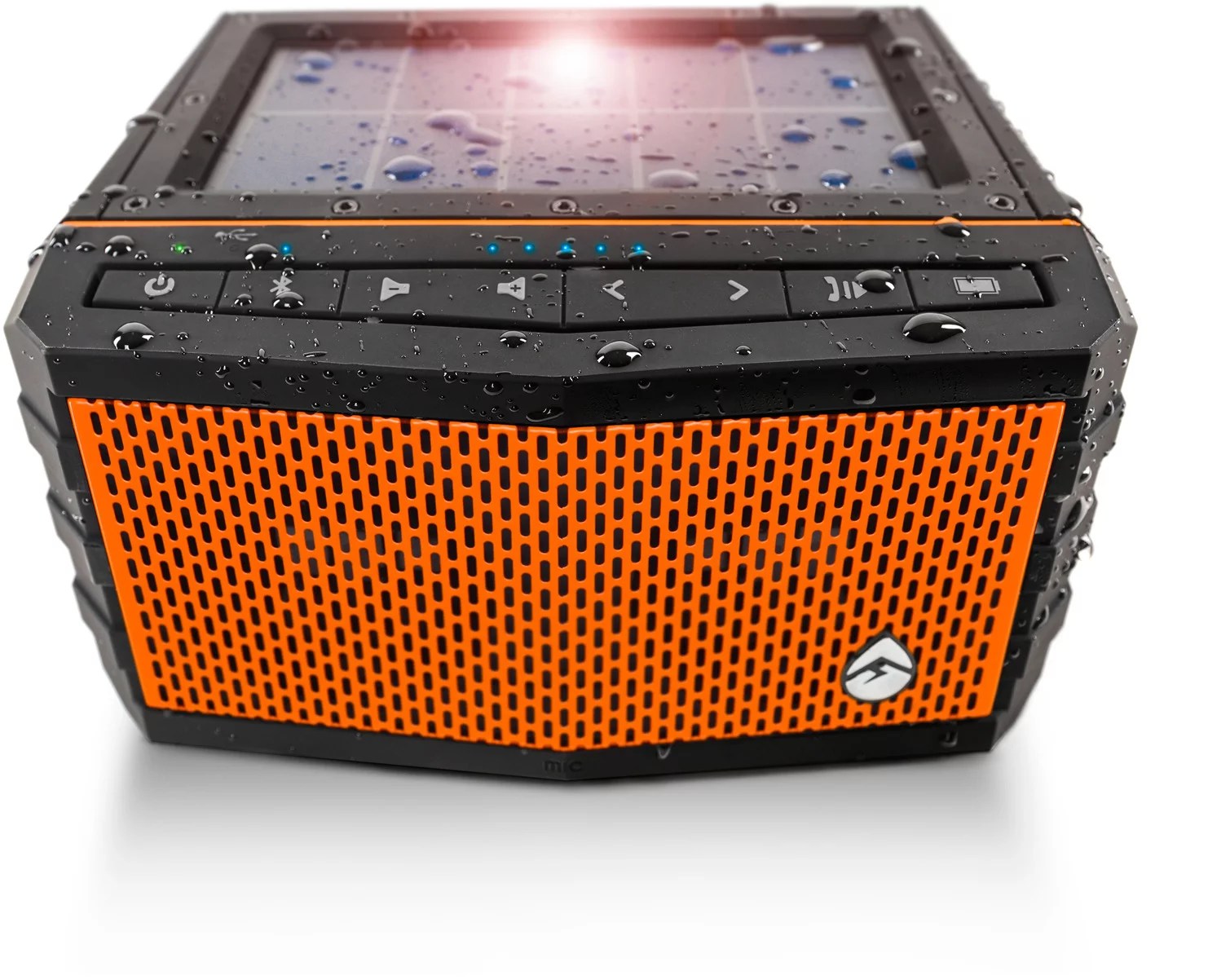 ECOXGEAR SolJam Solar Panel 20 W Waterproof Bluetooth Speaker Academy