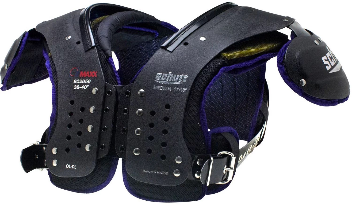 Schutt Men's O2 Maxx OL/DL Shoulder Pad Academy