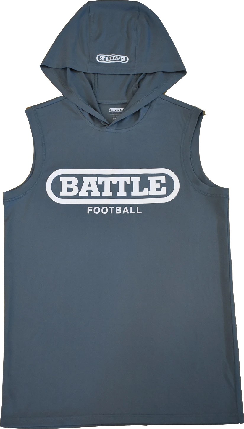Battle Men's Sleeveless Light Action Hoodie Academy