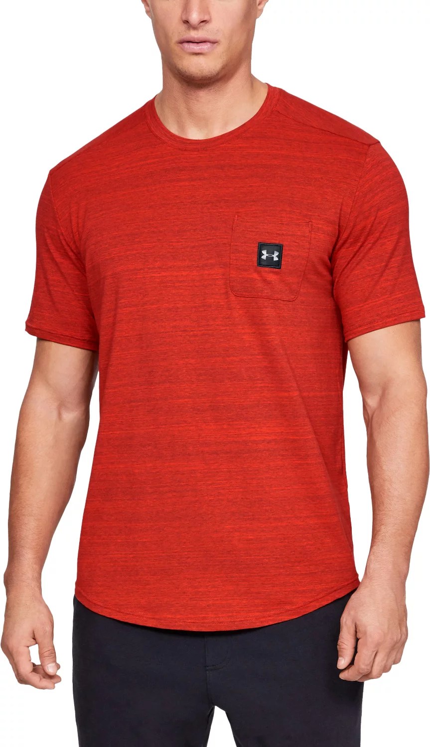 Under Armour Men's Sportstyle Pocket Tshirt Academy