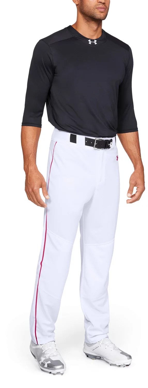 Under Armour Men's Utility Relaxed Piped Baseball Pants Academy