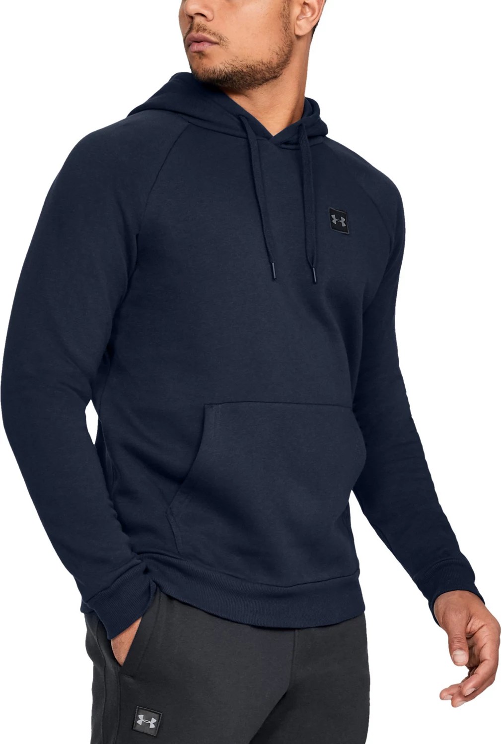 Under Armour Men's Rival Fleece Pullover Hoodie Academy