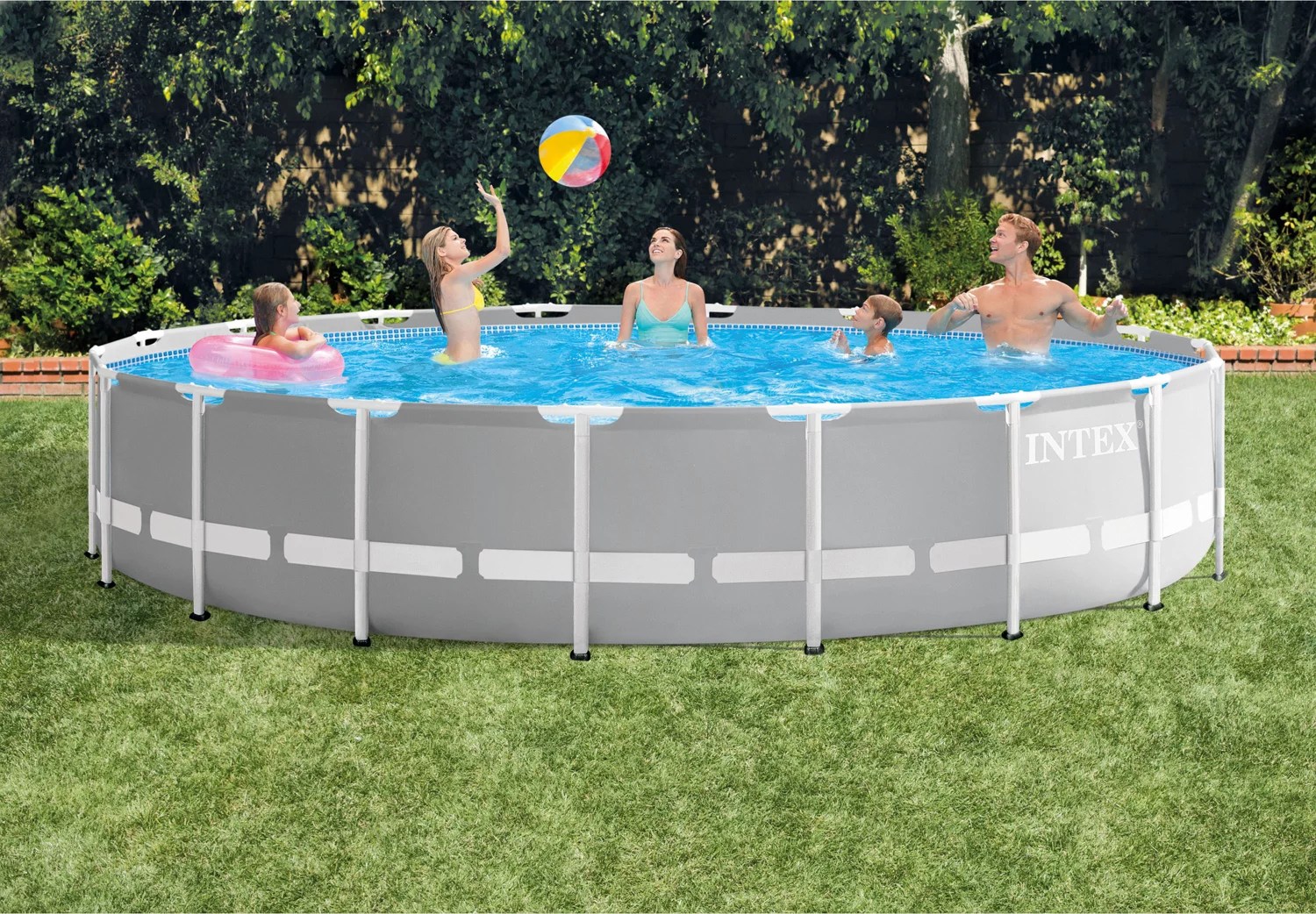 INTEX Prism Frame 18ft x 48in Pool Set | Academy